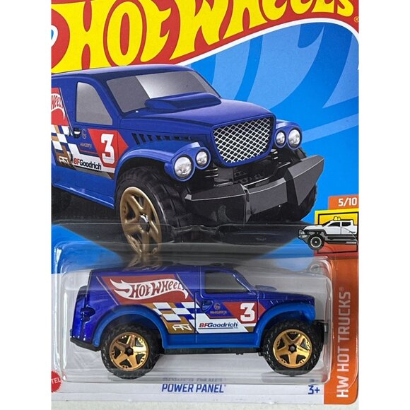 Hot Wheels 2024 Power Panel HW Hot Trucks Blue 1:64 Diecast Car NOC - Picture 2 of 9
